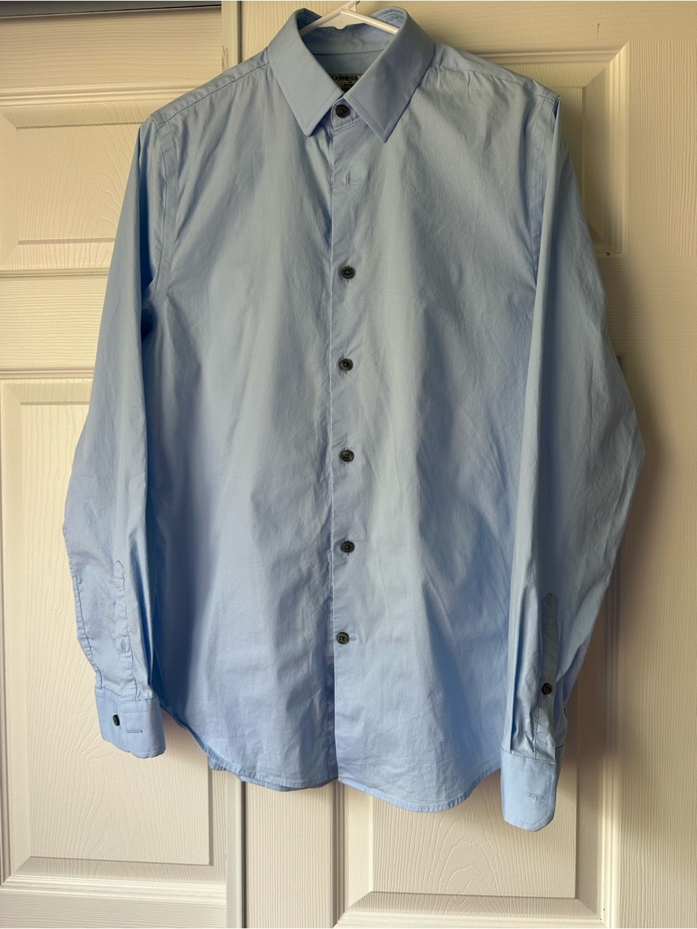 Express Light Blue Men's Dress Shirt
